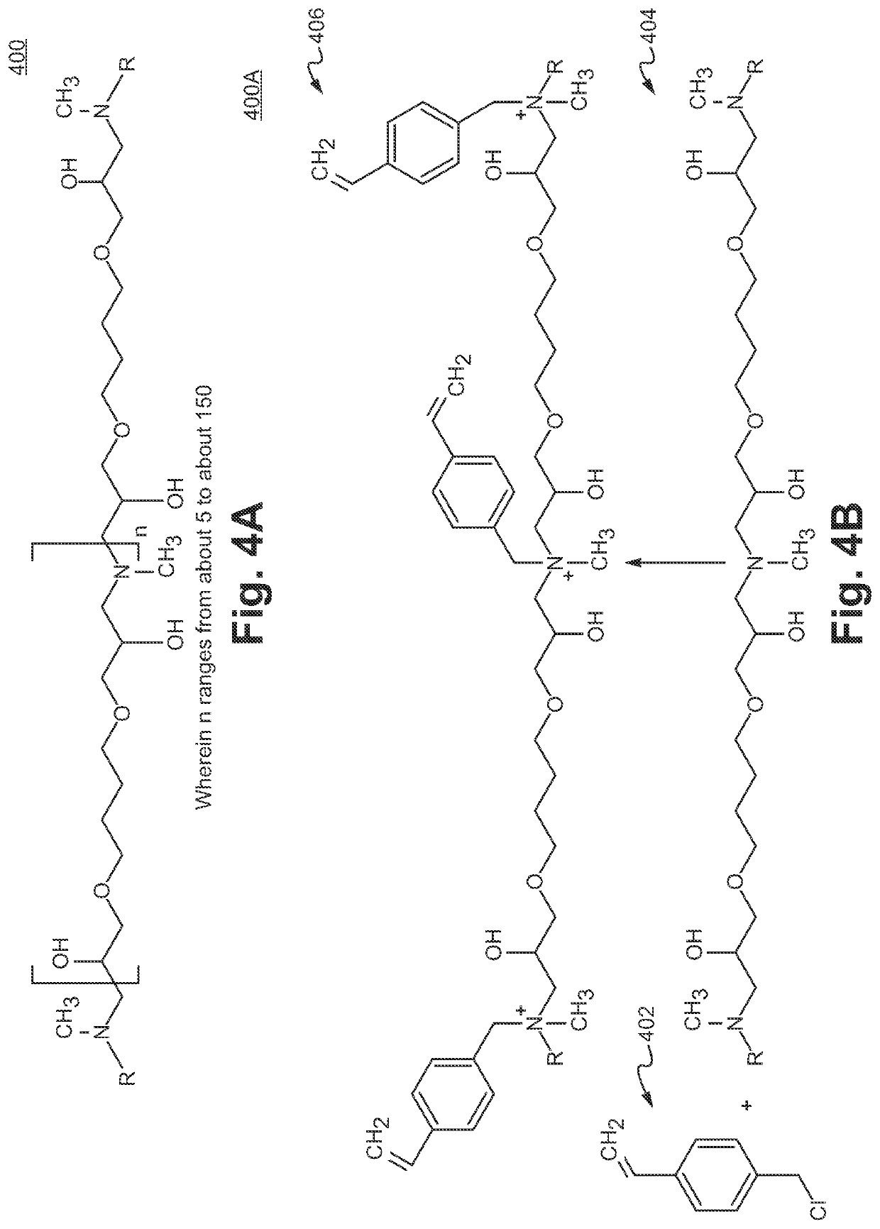 Sulfonamide based anion exchange resins