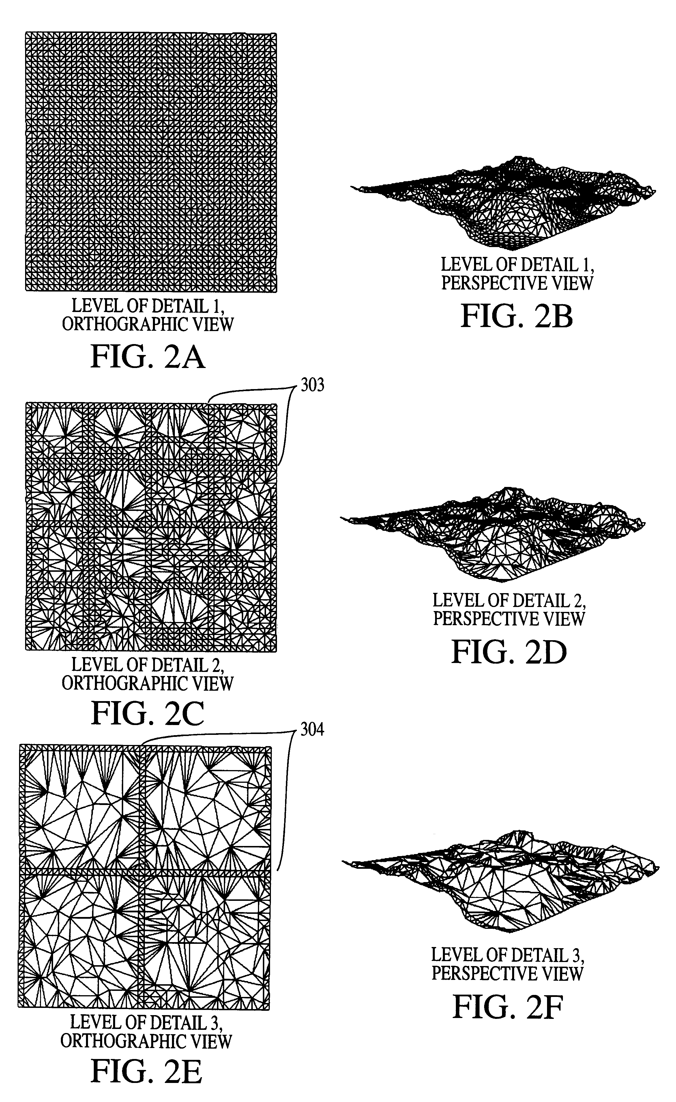 Method for automatically smoothing object level of detail transitions for regular objects in a computer graphics display system