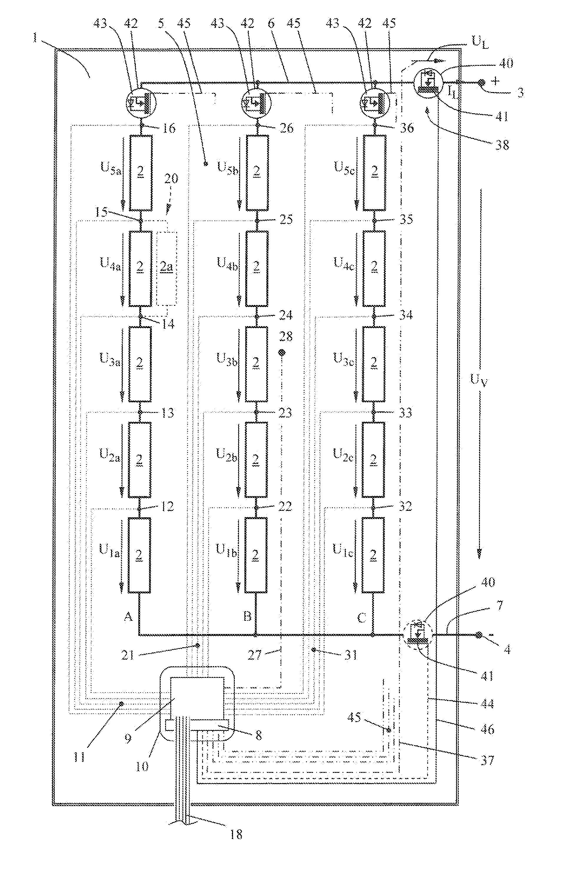 Protective circuit for a rechargeable battery pack