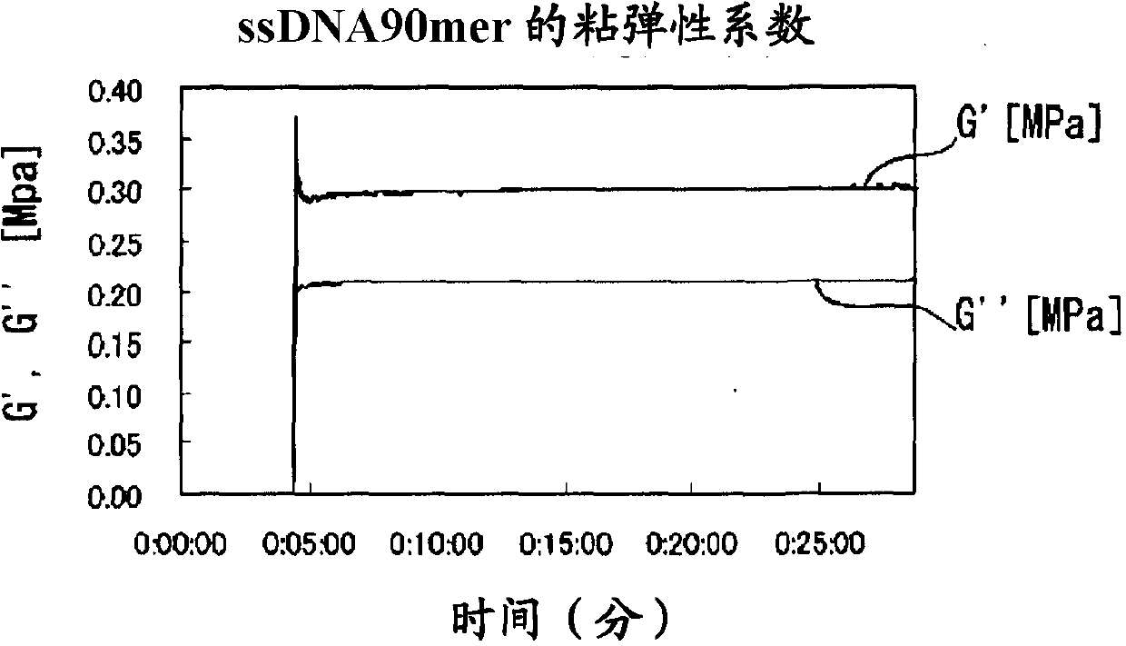 Method of measuring viscoelasticity coefficients of material and device for measuring viscoelasticity coefficients of material