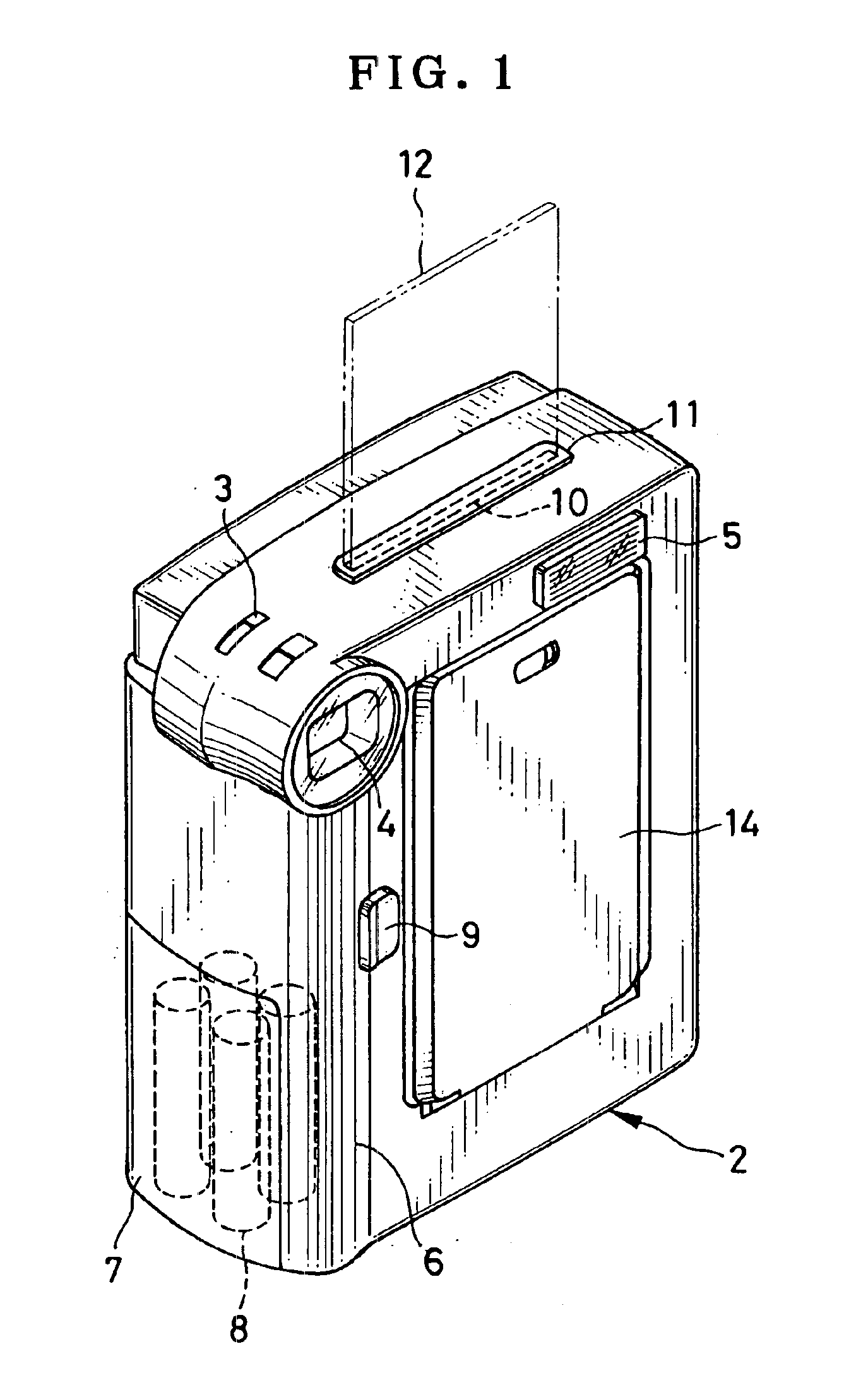 Electronic still camera with printer