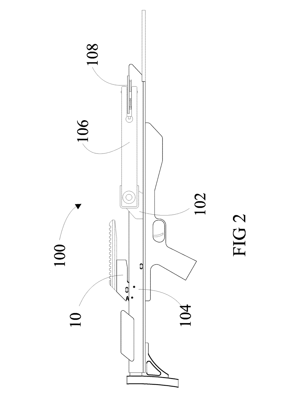 Self-centering anti-dry fire device for a crossbow