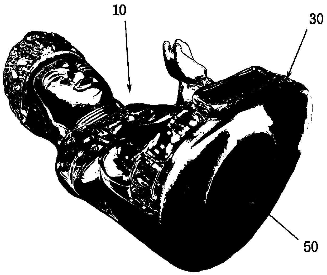 Buddha-shaped pottery containing ashes and method for manufacturing the same