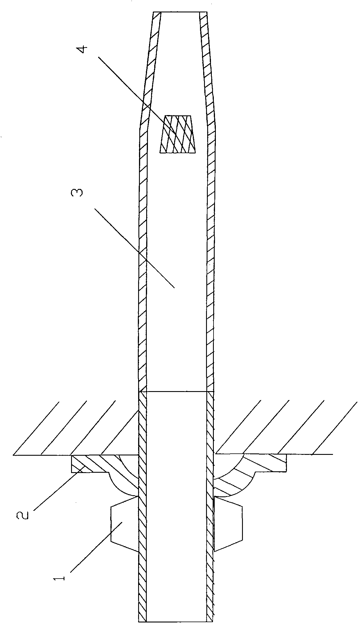Pre-stressed anchoring conduit