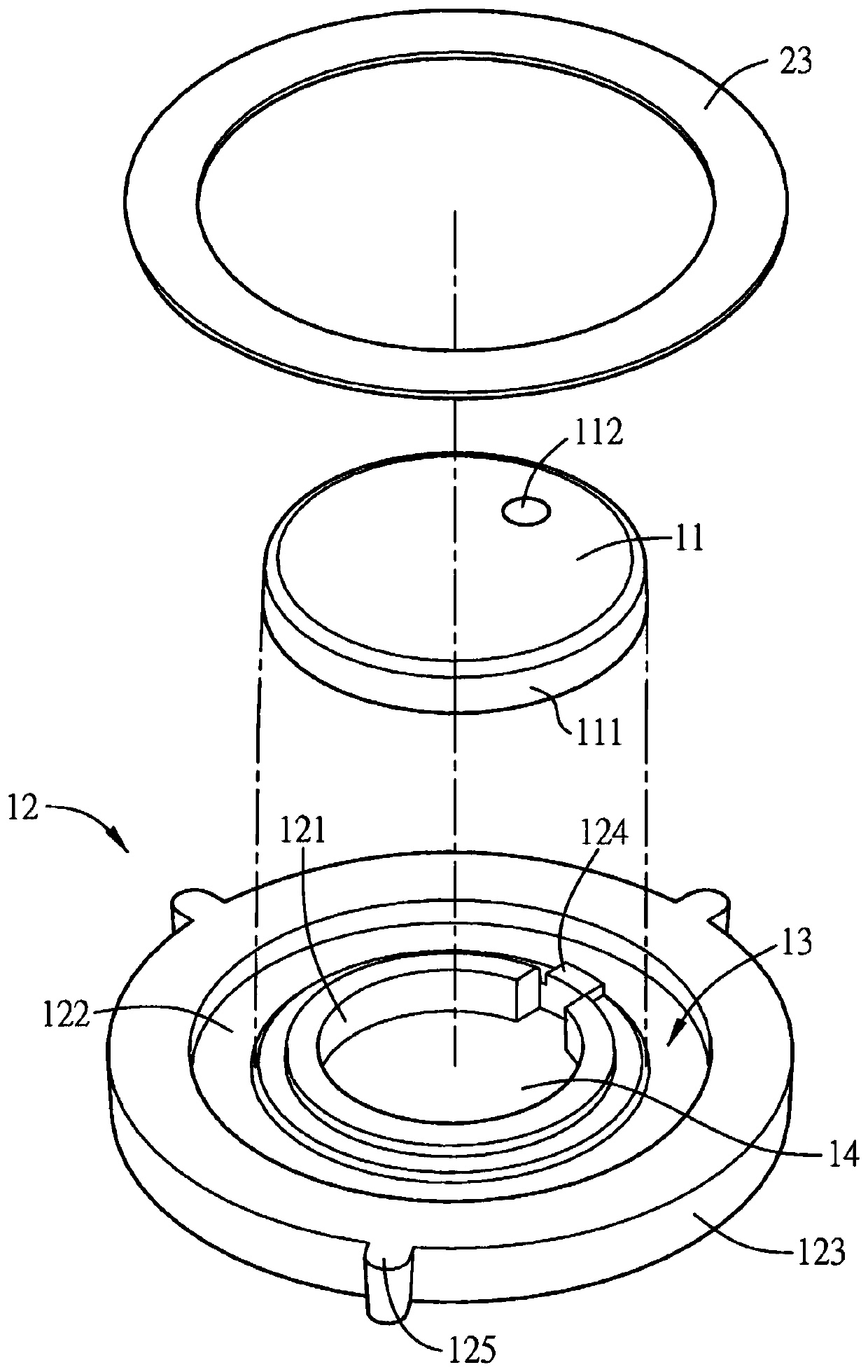 Electronic device and button structure