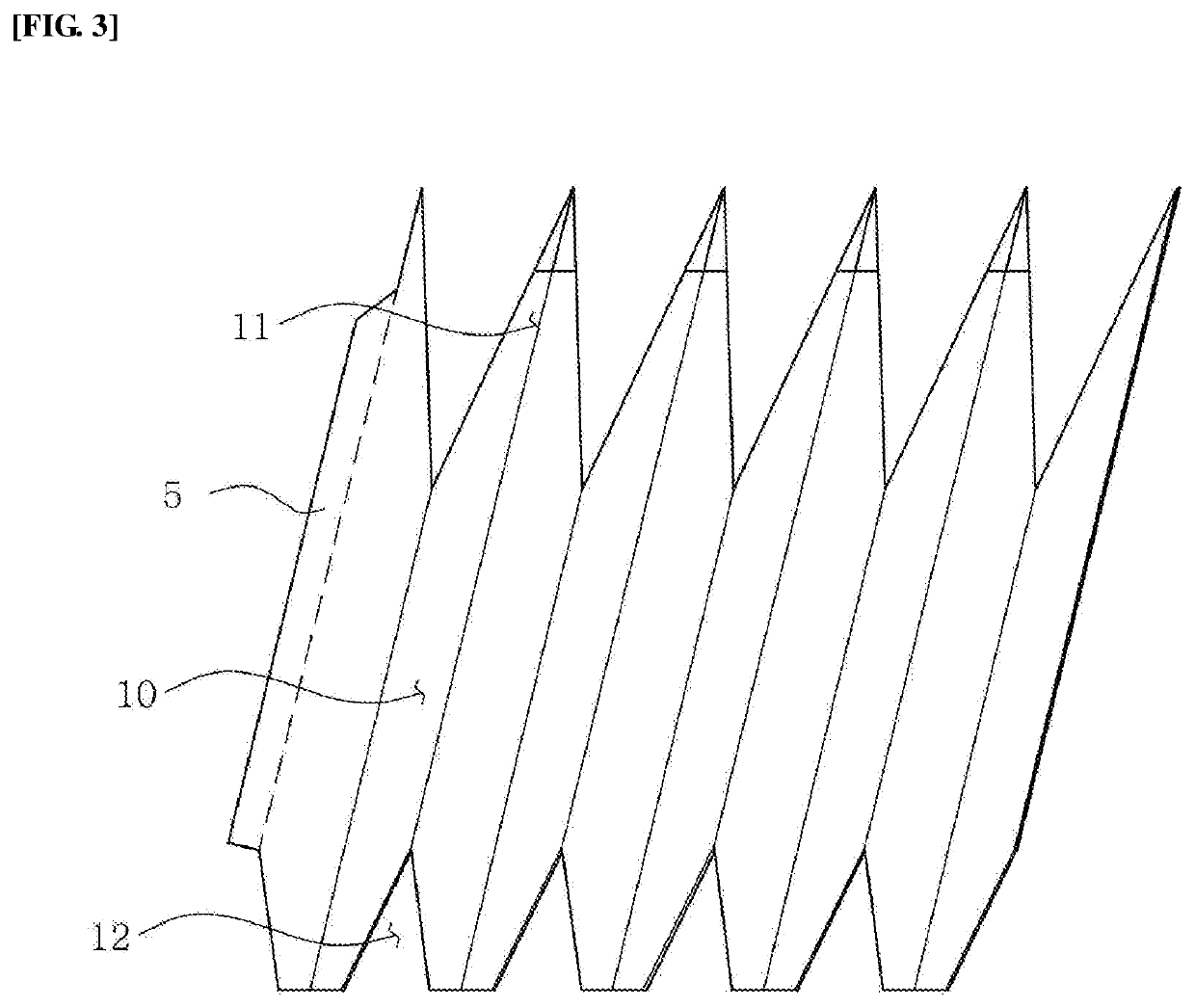 Apparatus for increasing flow rate in engine pipe and processing method therefor