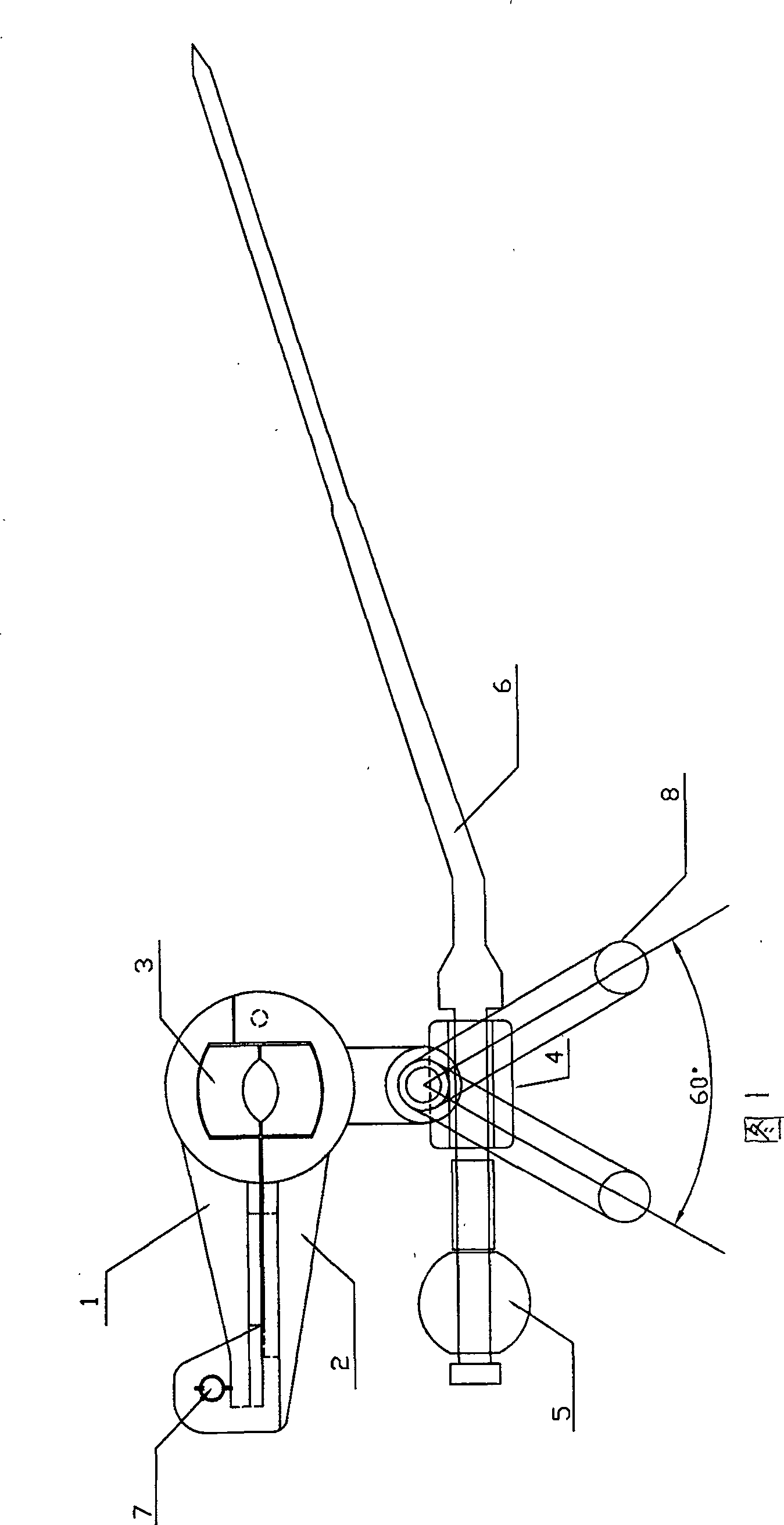 Transmission-line damping lightning arrester against winding shock