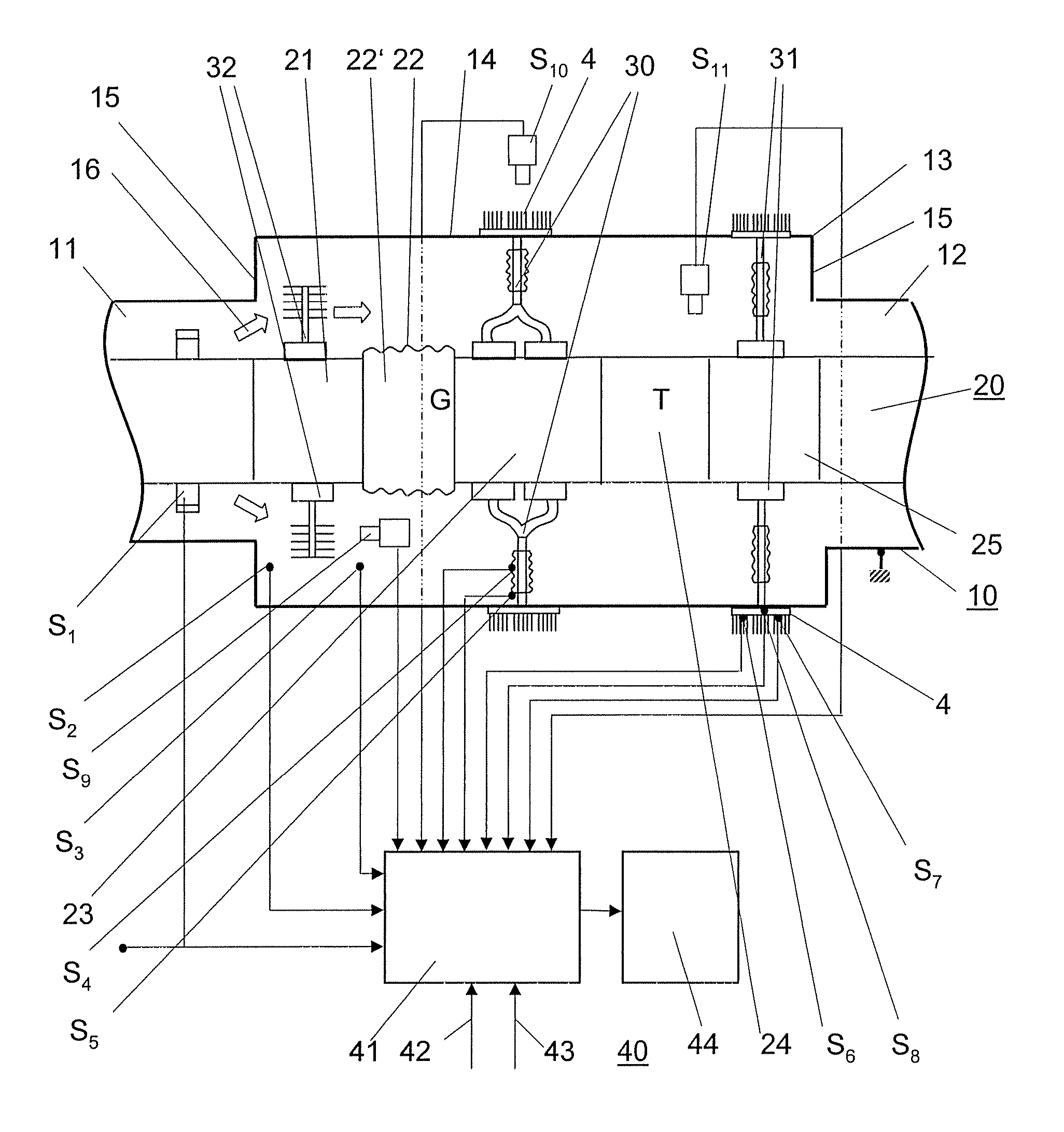 Electrical installation with a cooling element and method for operating said installation