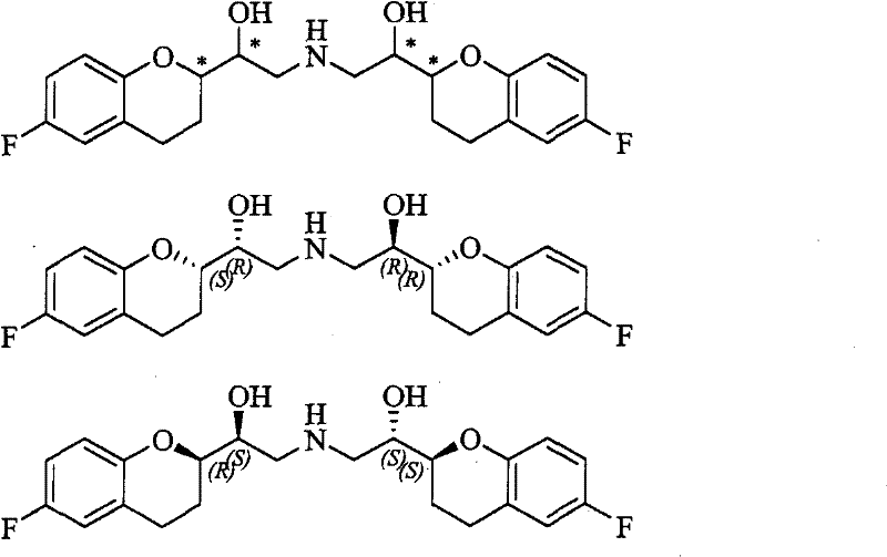 Method for preparing nebivolol hydrochloride