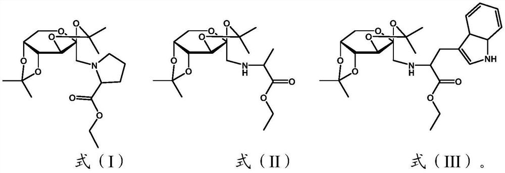 Glycoamine Amadori derivative as well as preparation method and application thereof