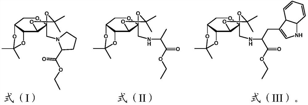 Glycoamine Amadori derivative as well as preparation method and application thereof