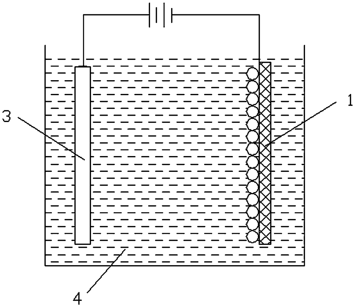 Preparation method of metal grid membrane