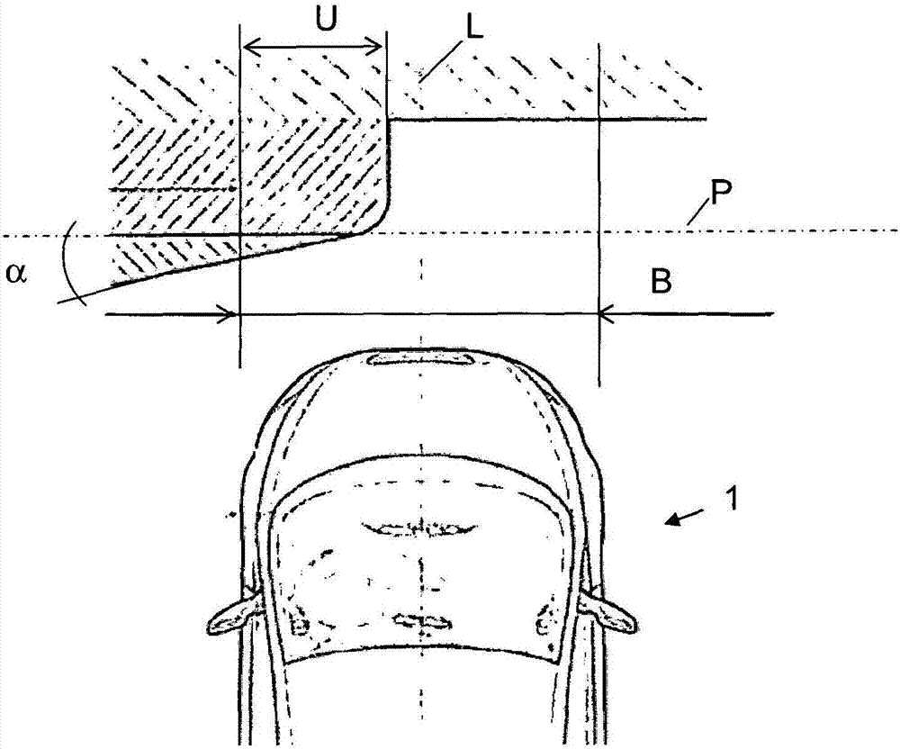 Impact absorbers for vehicle front or rear structures