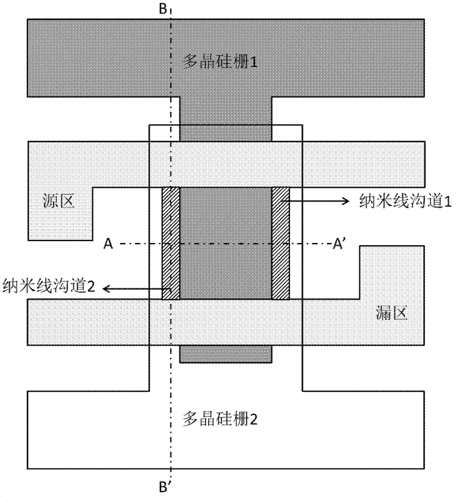 Double-grid electric charge capturing memory and manufacture method thereof
