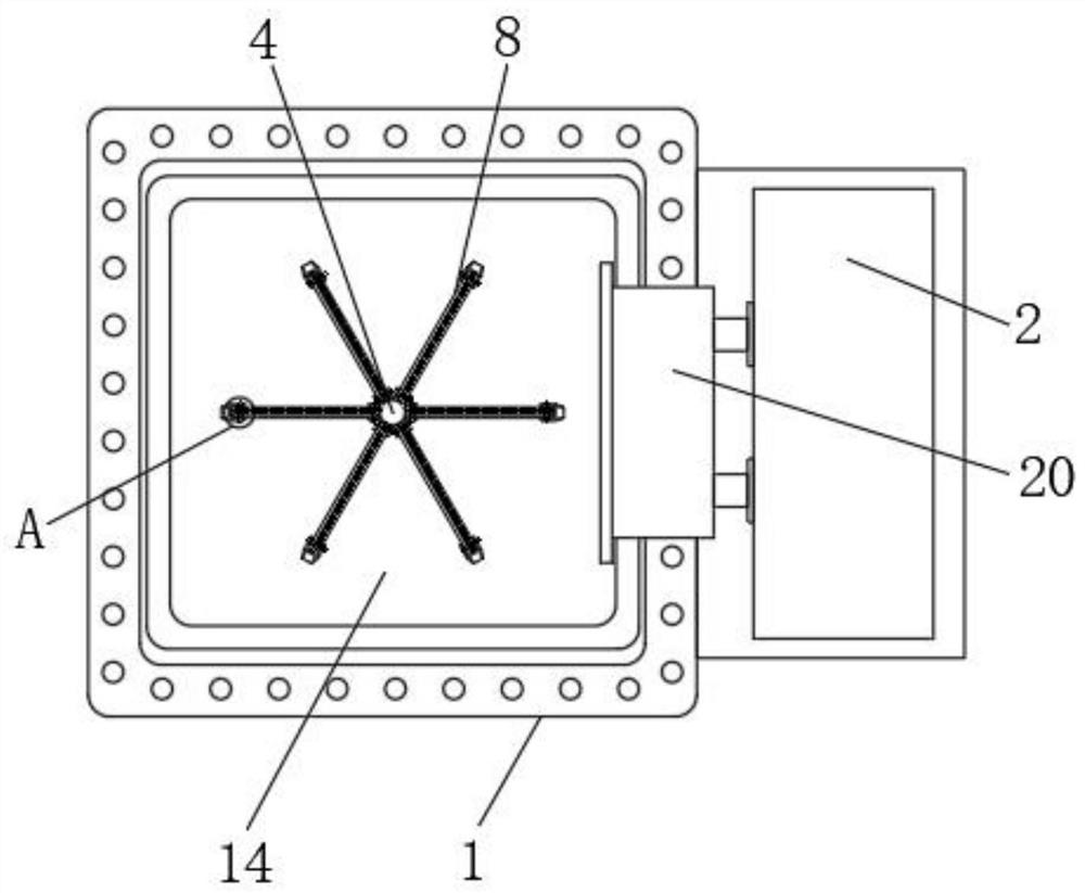 Spray degreasing device for aluminum-plastic panel processing