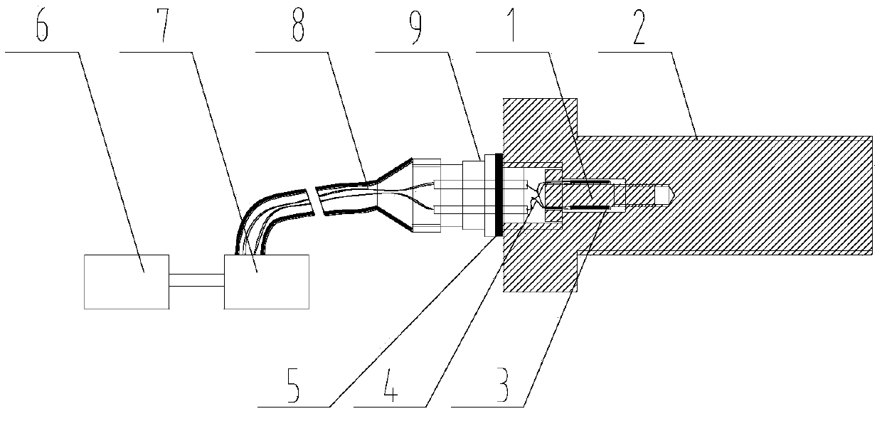 A test method for force-measuring bolt and axial force