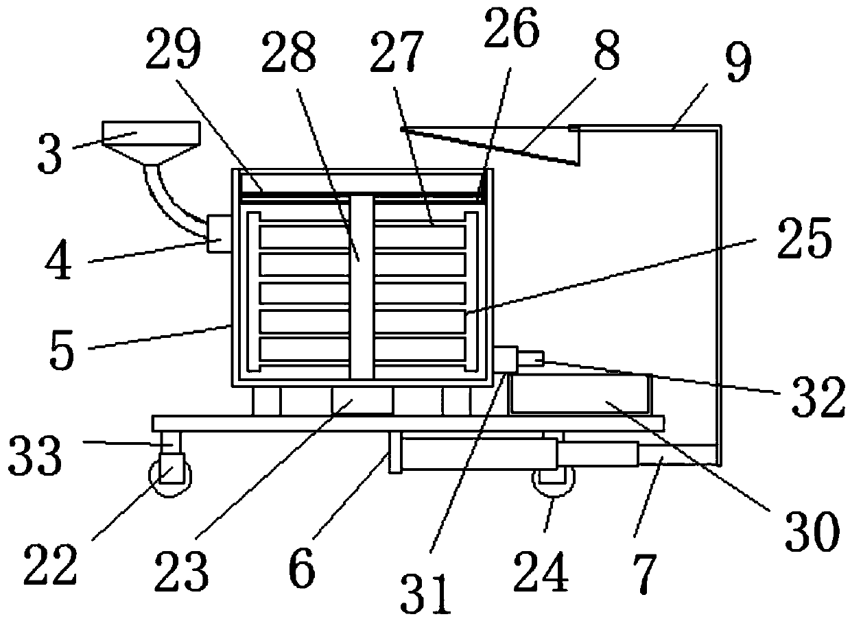 Efficient dispersing machine capable of achieving stable grip