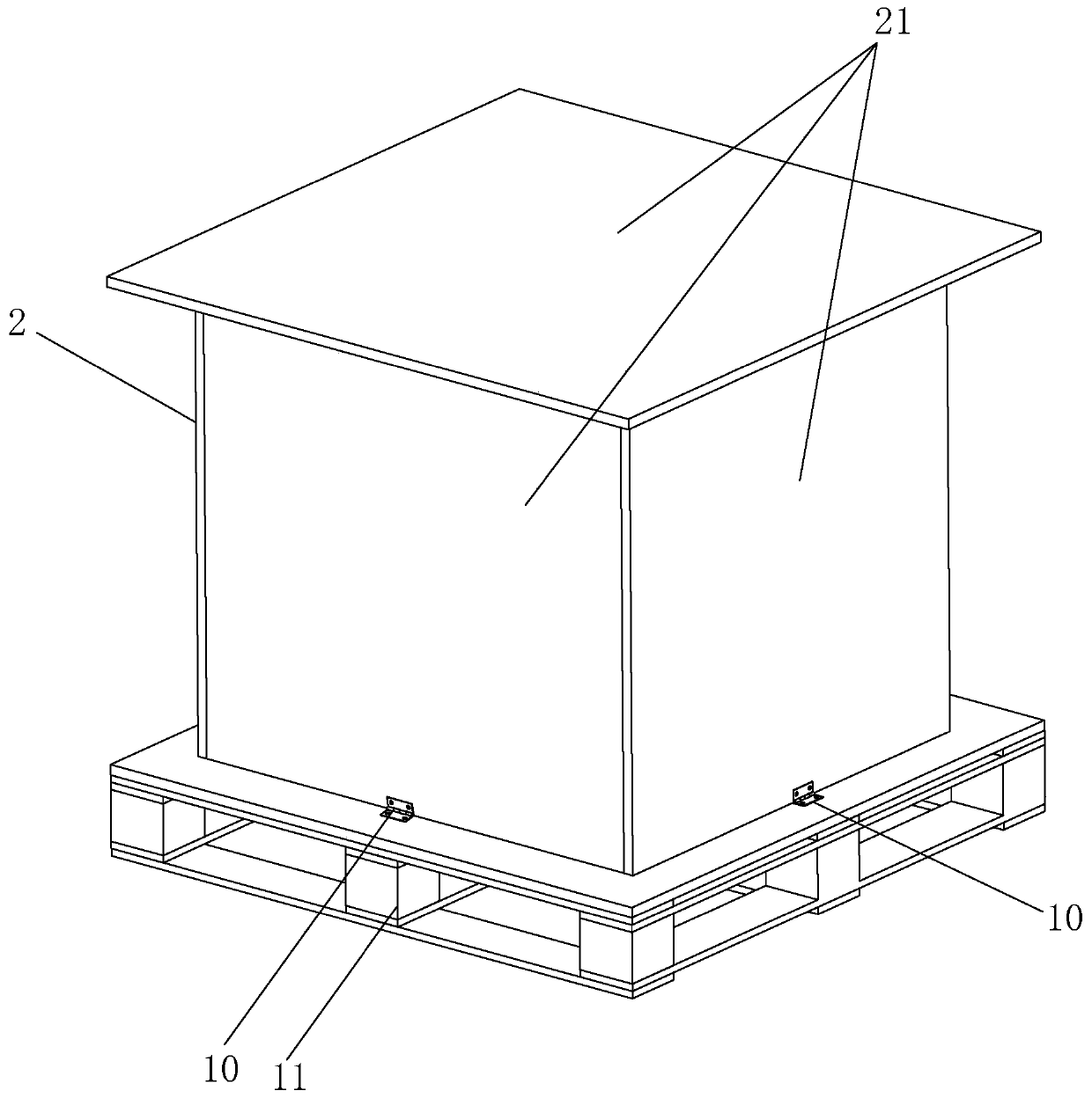 Combined anti-theft unpacking box and anti-theft unpacking method