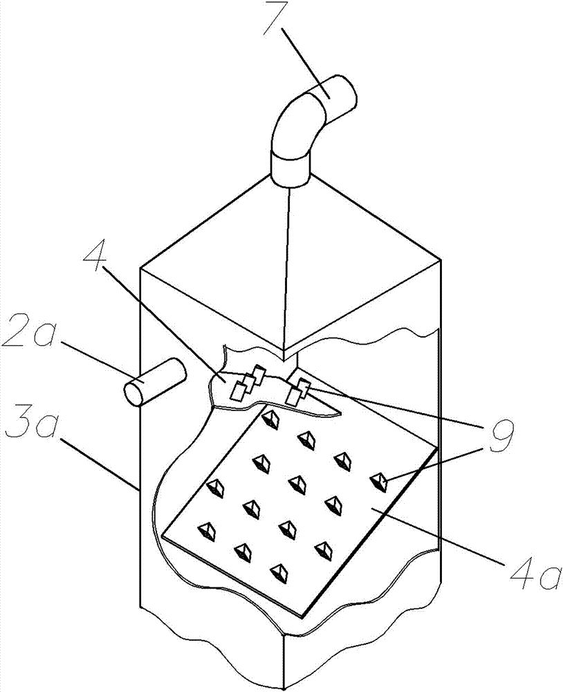 Baffling type glass batch mixture preheating device