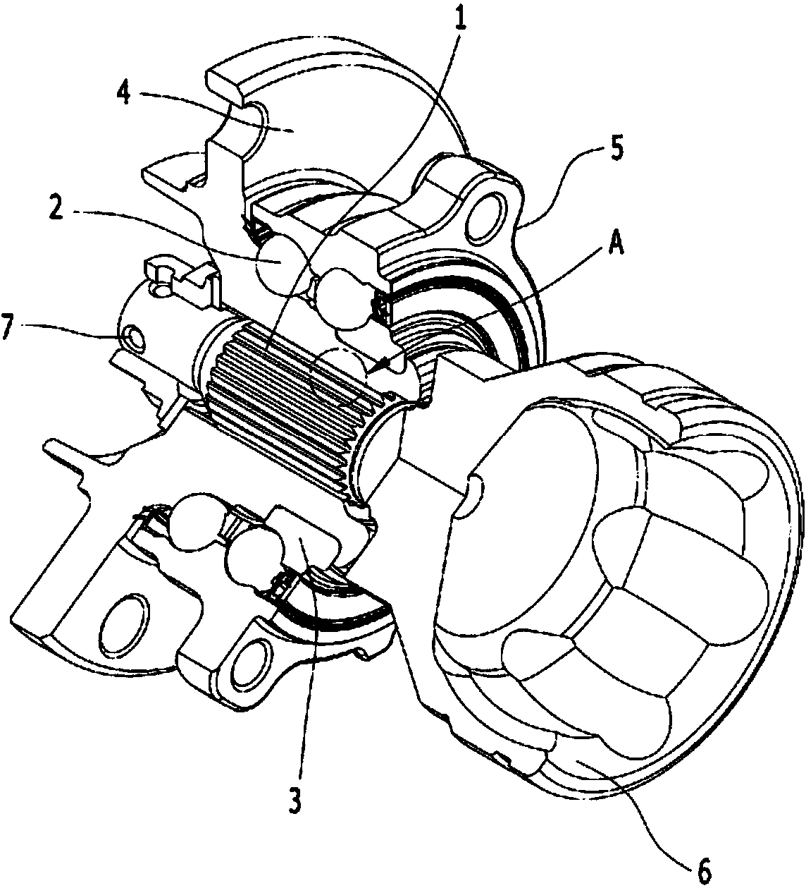 Structure and method for coupling wheel bearings