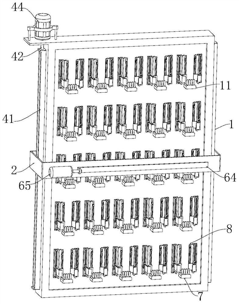 Modularized intelligent electric energy meter finished product detection device