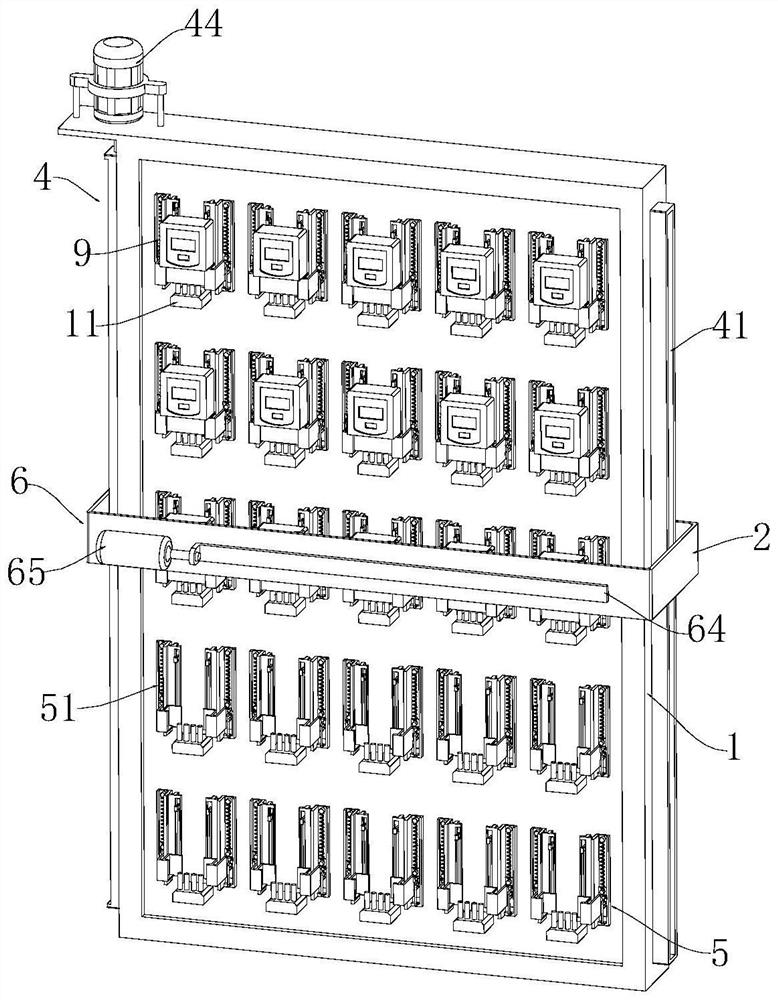 Modularized intelligent electric energy meter finished product detection device