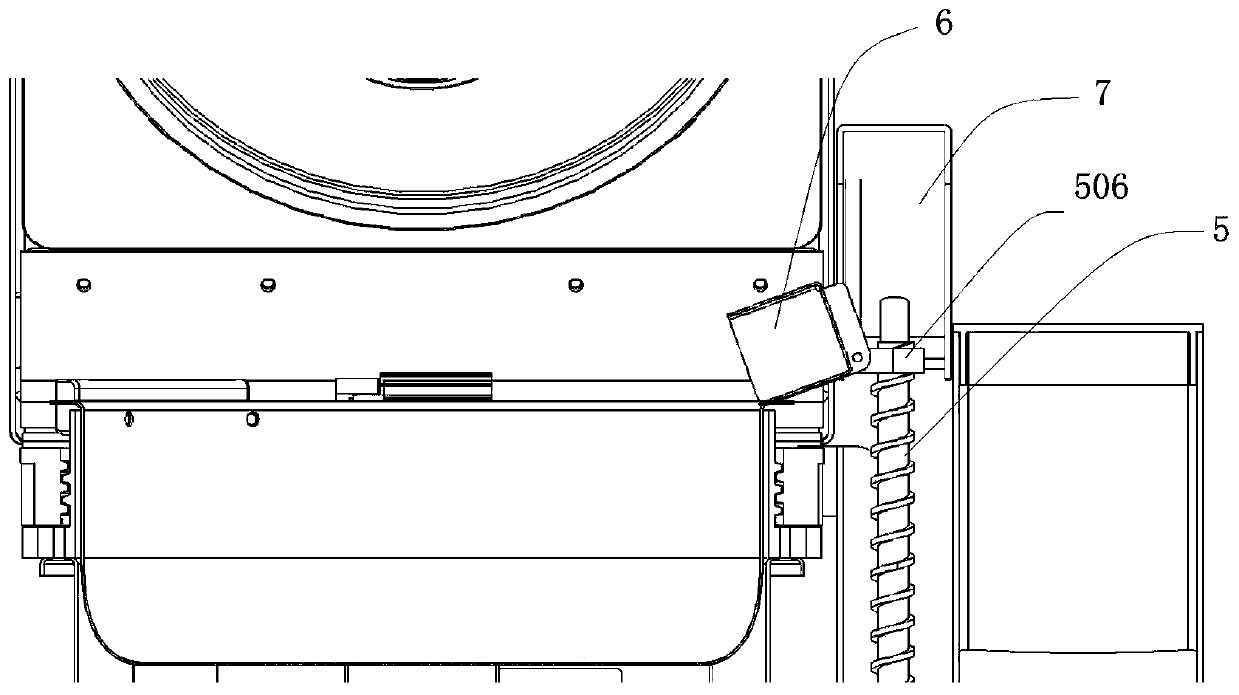 Rice adding, measuring and conveying mechanism for rice preparation device