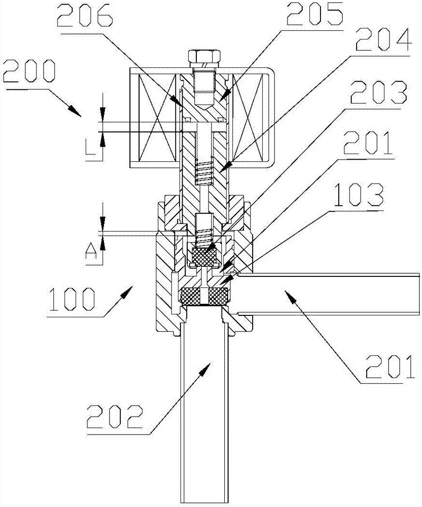 Pilot-operated electromagnetic valve