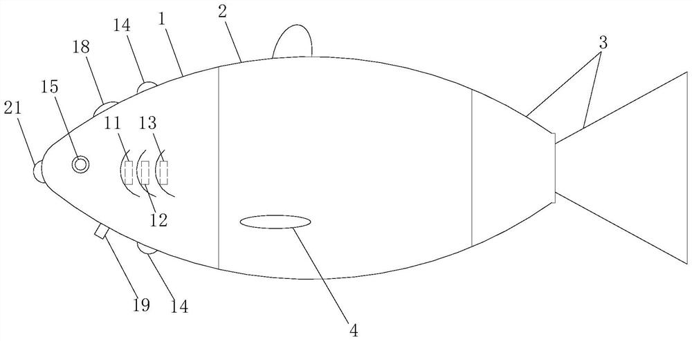 Bionic robotic fish teaching aid