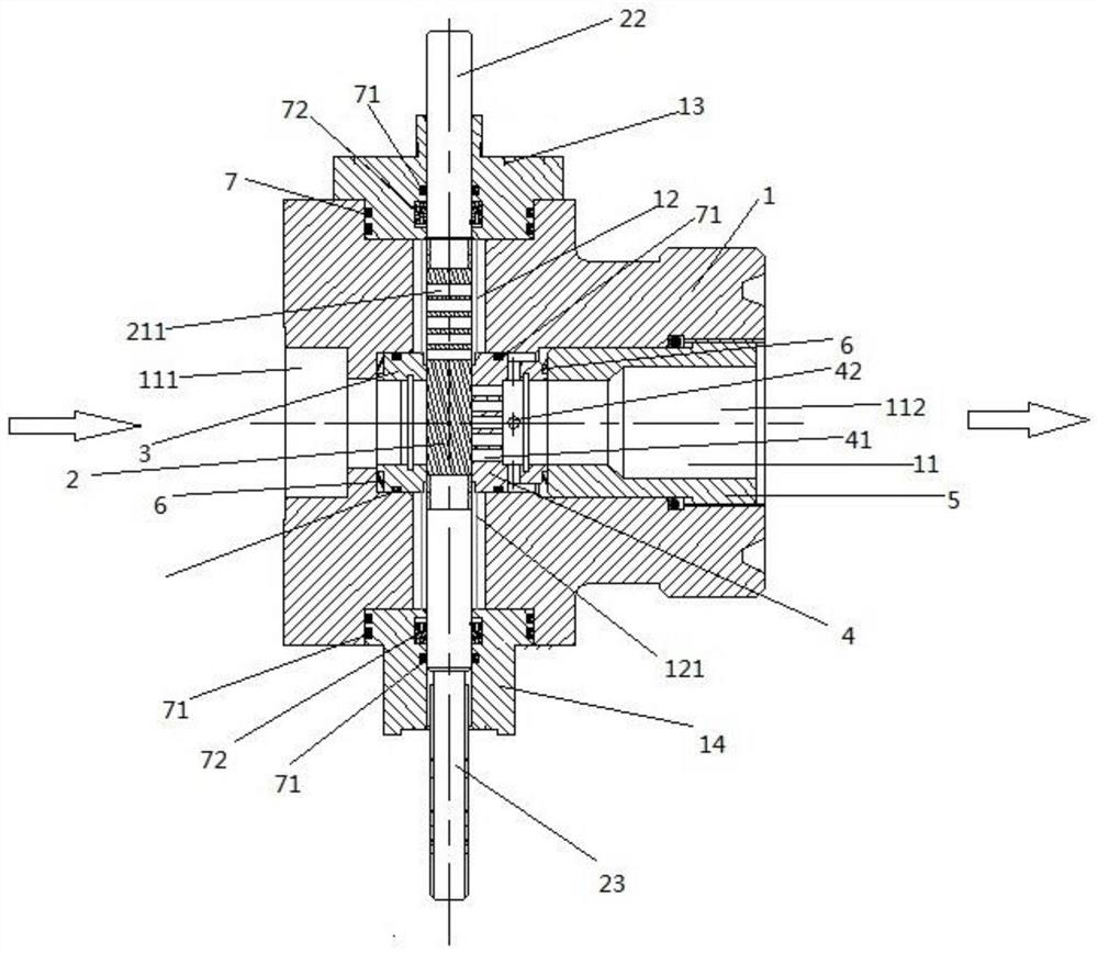 Intelligent regulating valve throttling and pressure reducing device and intelligent regulating valve