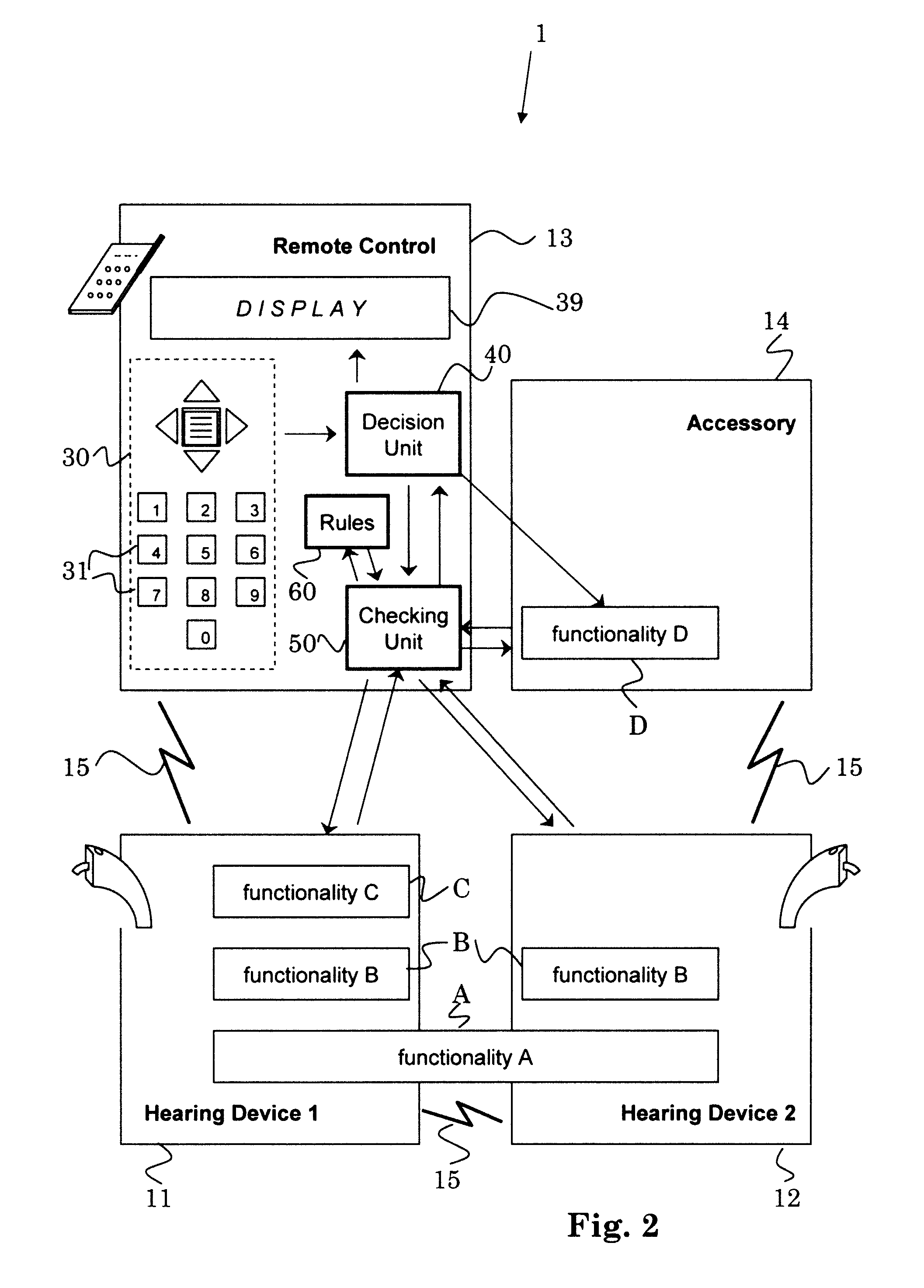 Hearing system and method for operating the same