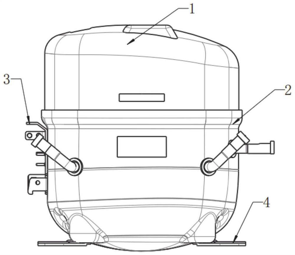 A compressor suitable for linde-hampson throttling refrigerator