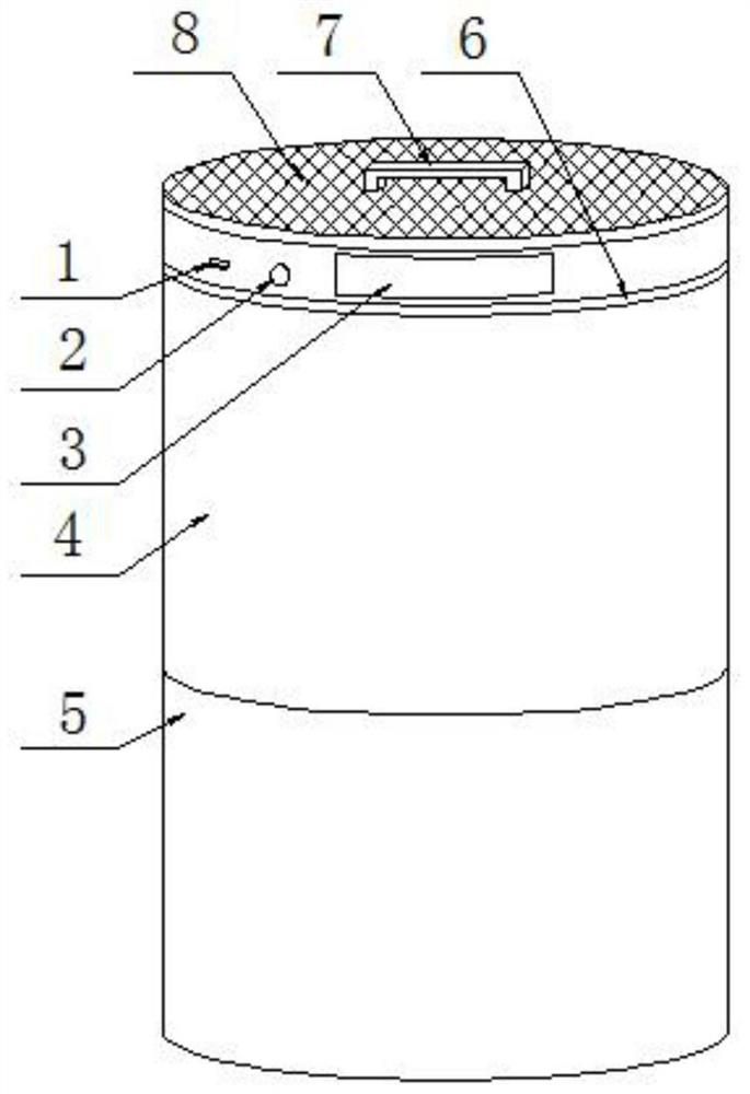 A pile hole sediment thickness detection device for construction engineering supervision