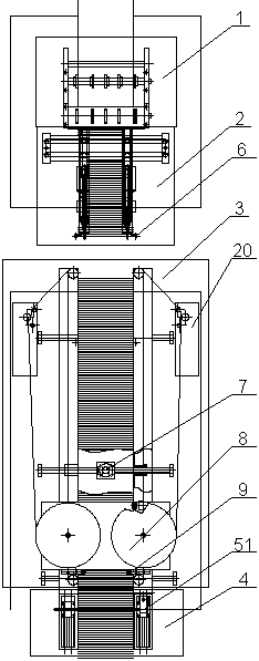 Automatic edge attaching device for filter element
