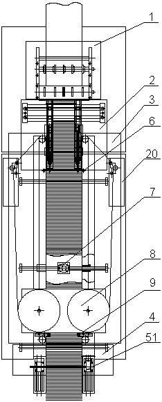 Automatic edge attaching device for filter element