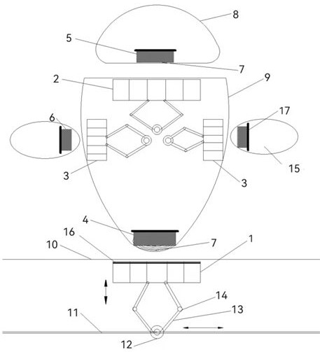 Multiple magnetic suspension device