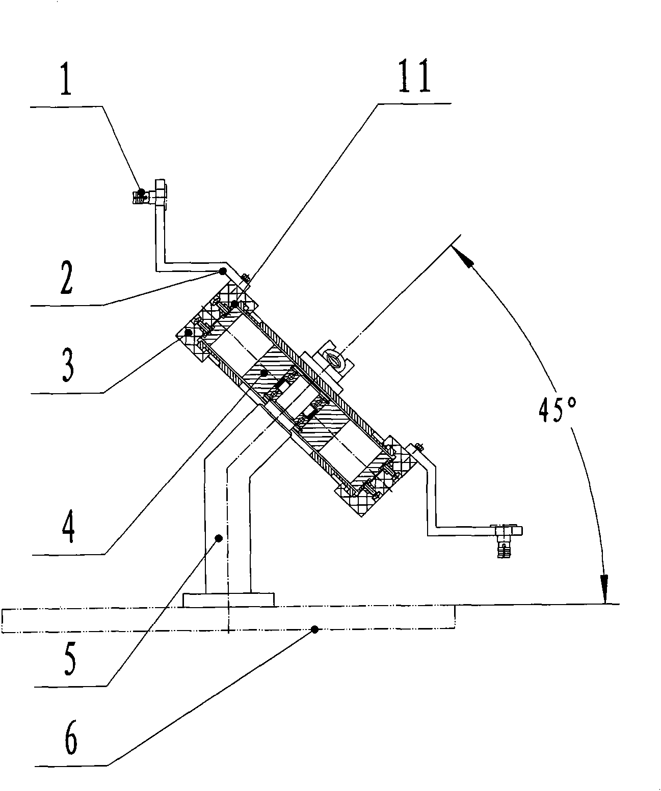 Transmitting device for big soft infusion bag production line