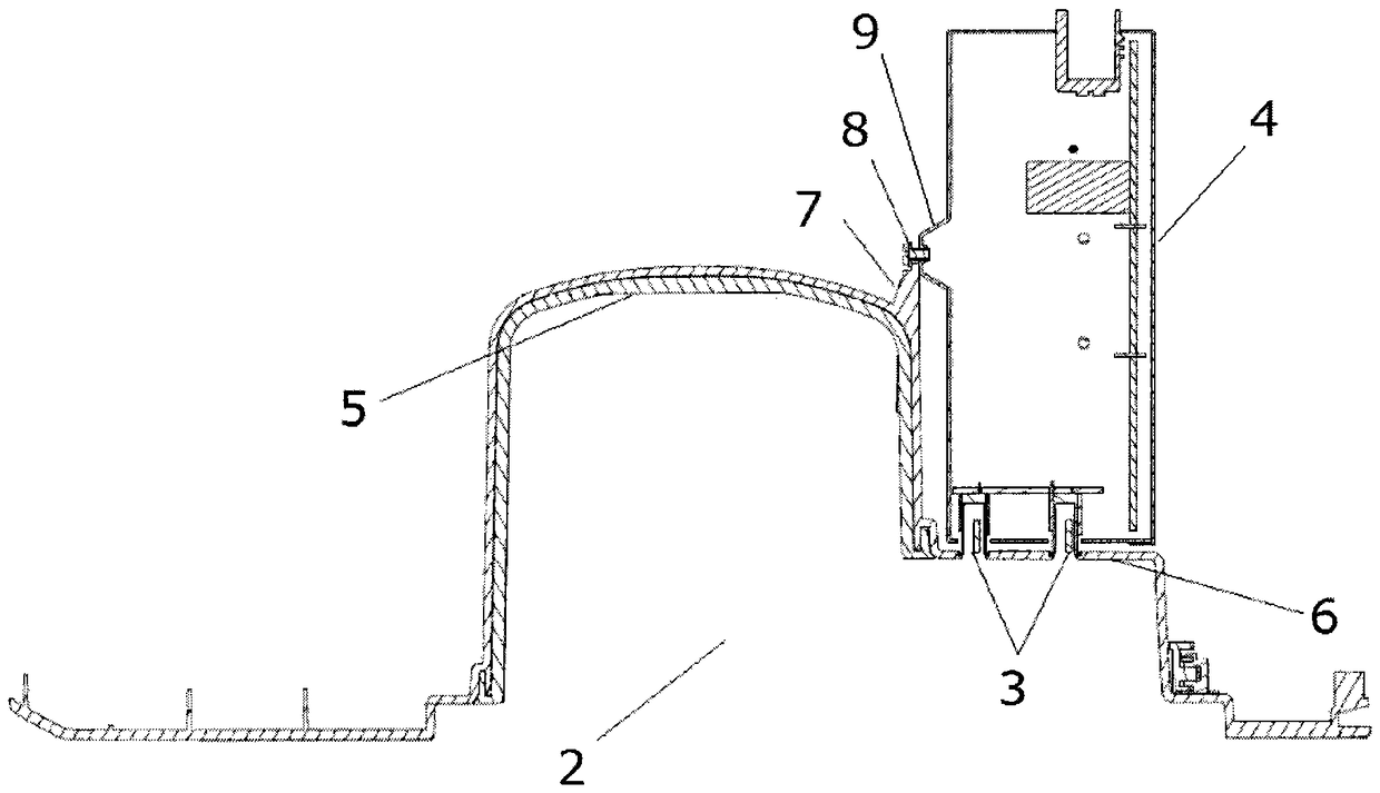 Arrangement and structure of audio unit and storage box in vehicle instrument panel