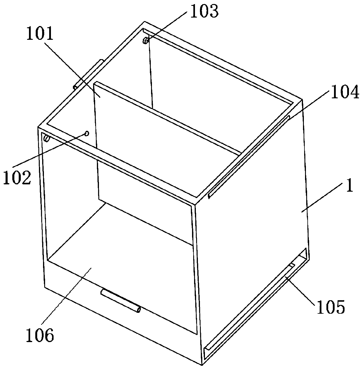 Anti-pollution appliance containing device for blood transfusion department