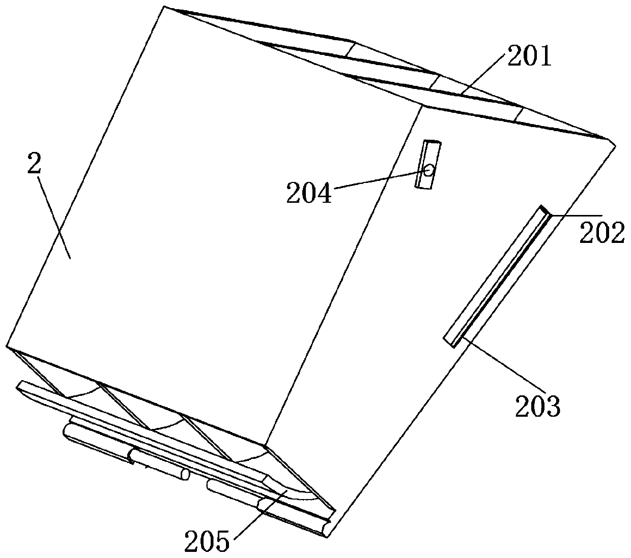 Anti-pollution appliance containing device for blood transfusion department