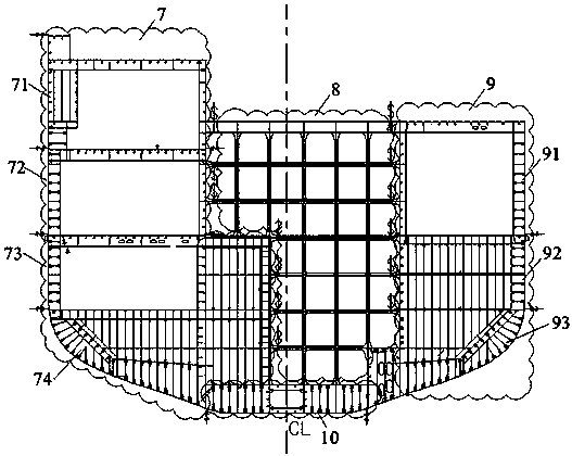 A segmented division design method for a G4 type rolling ship
