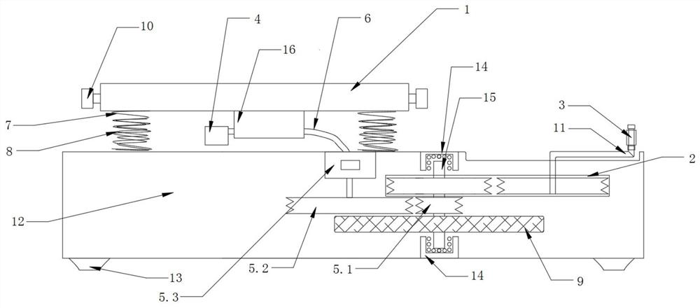 Small manual vibrating table