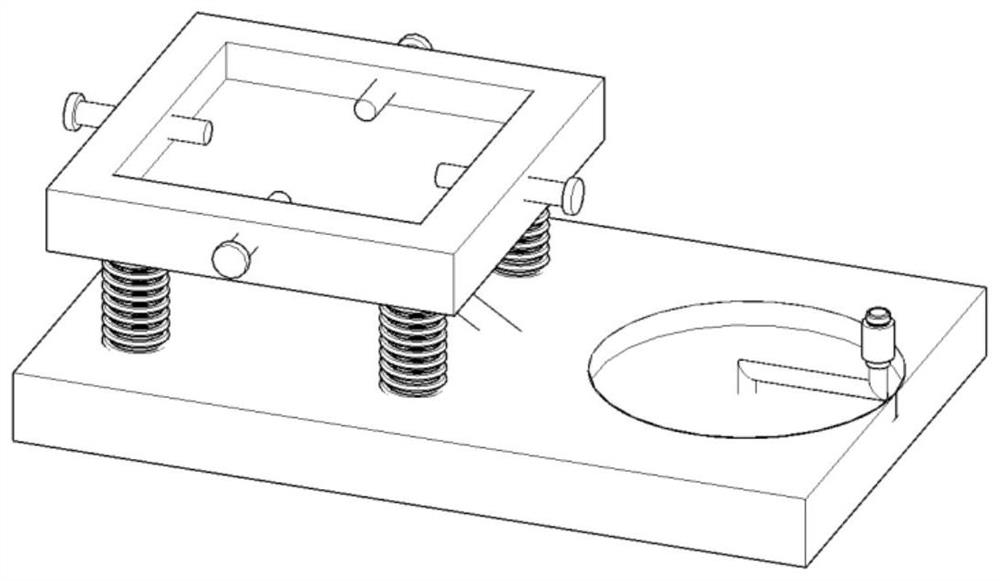 Small manual vibrating table