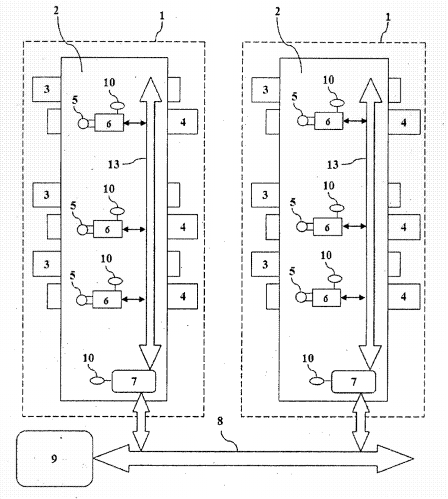 Improved electric current sensing and management system for electrolytic plants