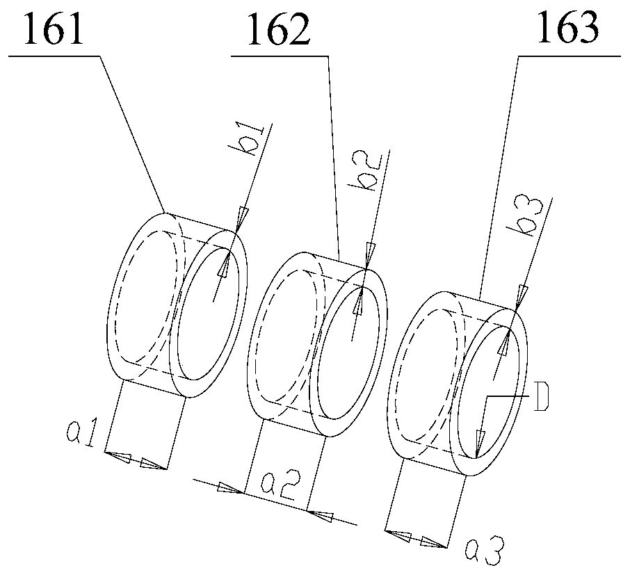 Rolling connection forming tool of pipe joint based on high filling rate and rolling connection process