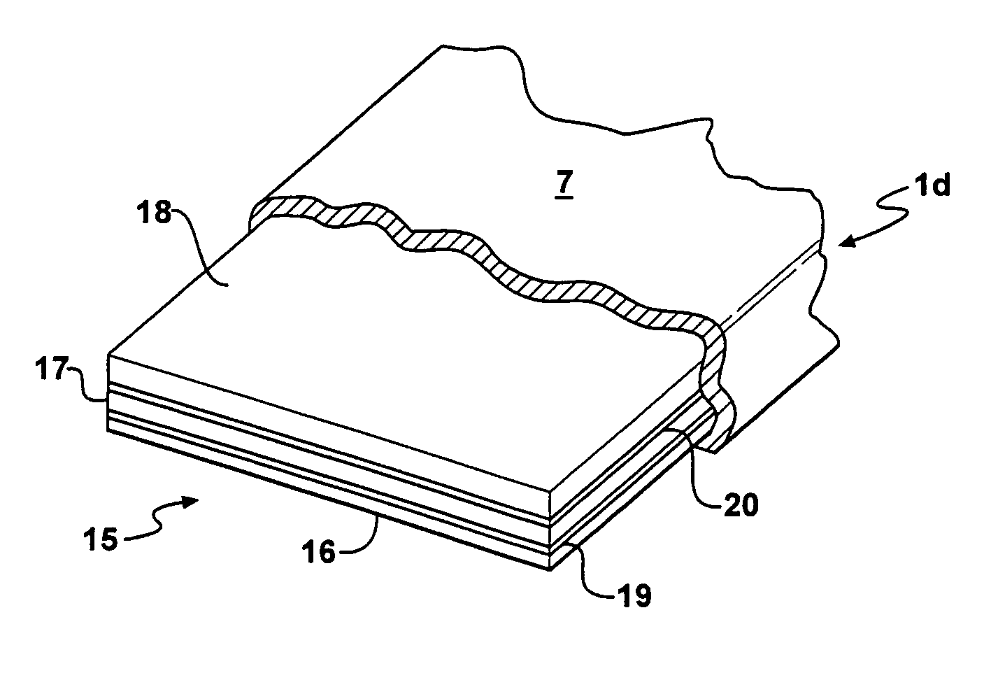 Reinforced pad and method of making