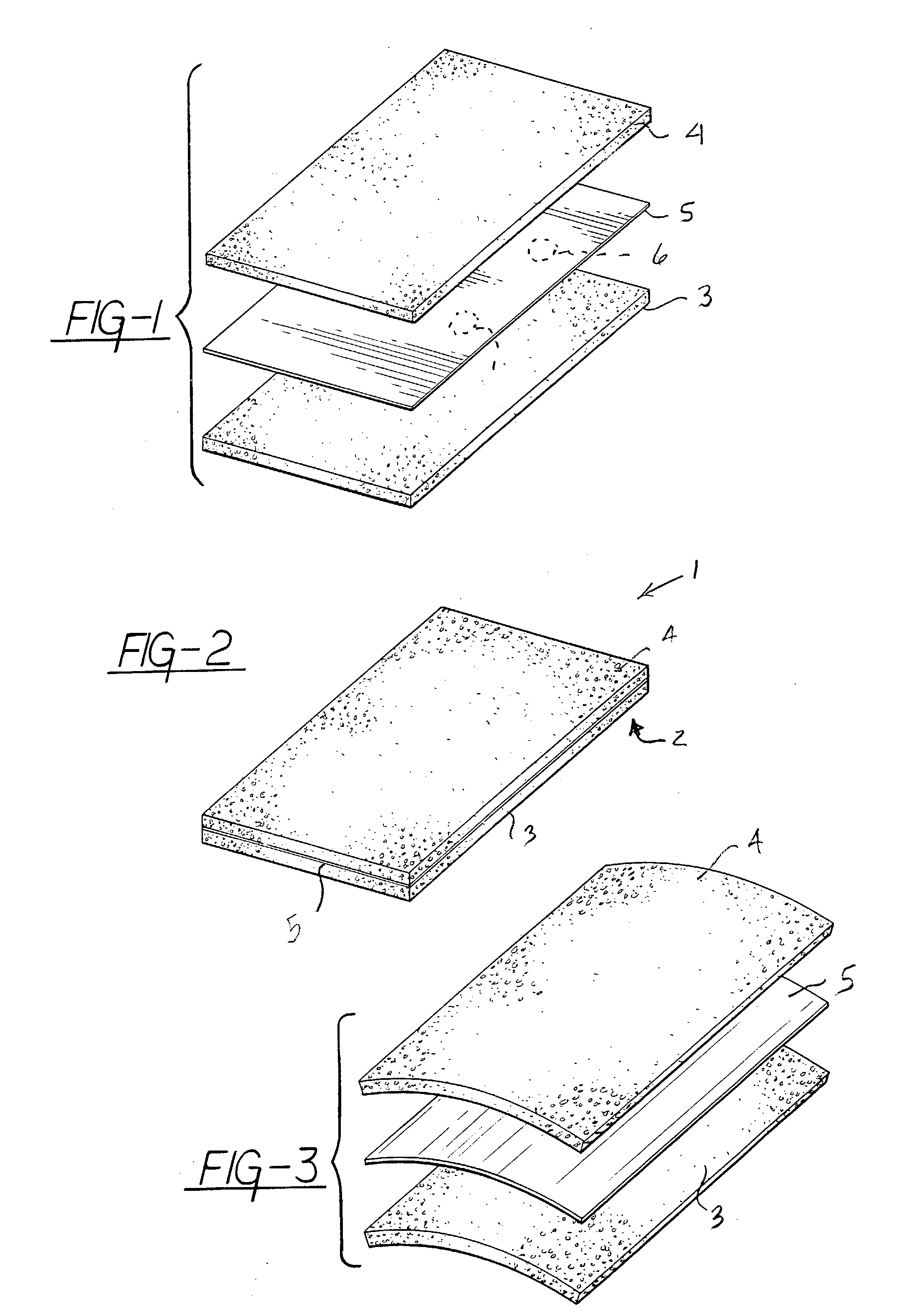 Reinforced pad and method of making