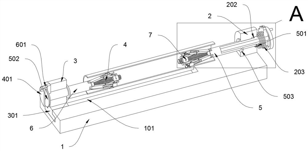 A fast positioning and grinding device for energy-saving building stairs