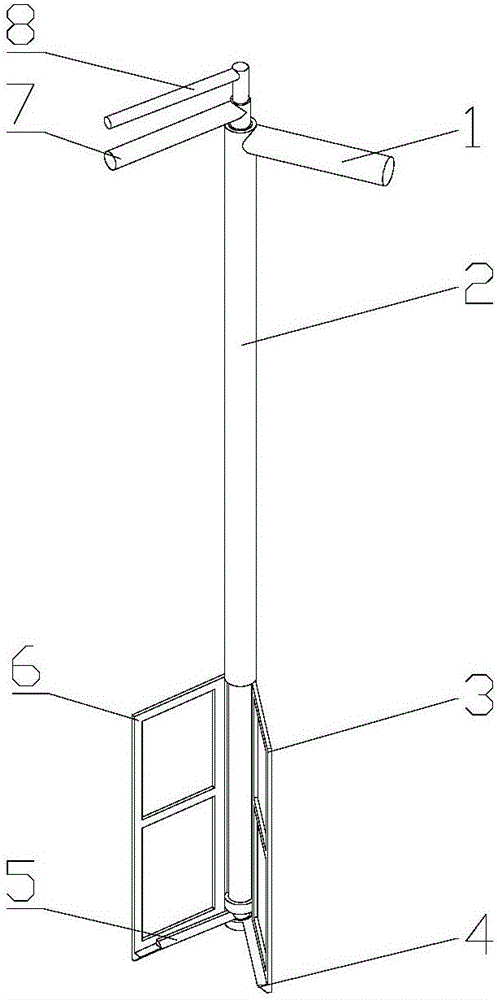 Transverse cutting type white asparagus harvesting device and method