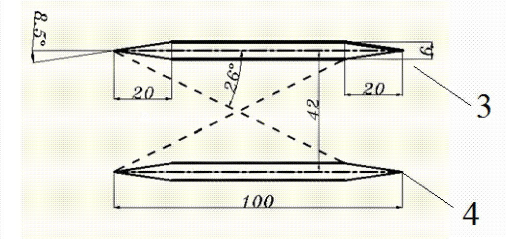 Grid fin of supersonic velocity guided missile